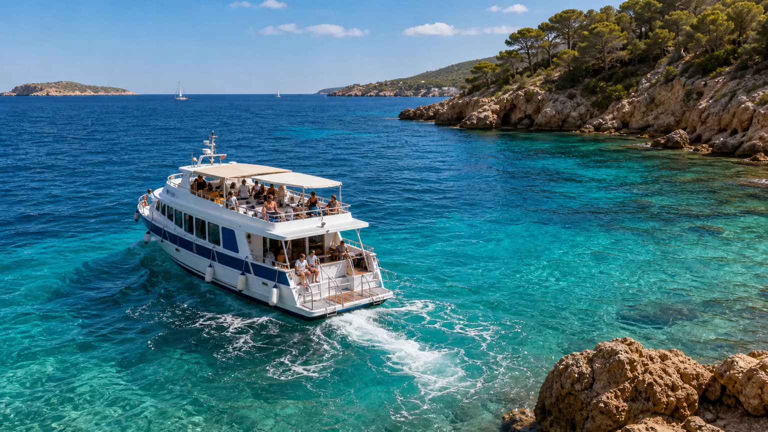 Passeio de barco em Ibiza
