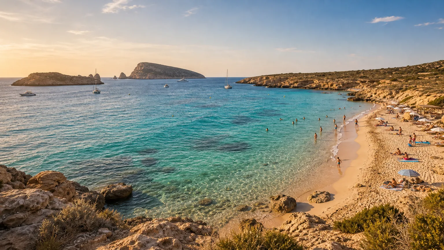 Cala Comte em Ibiza