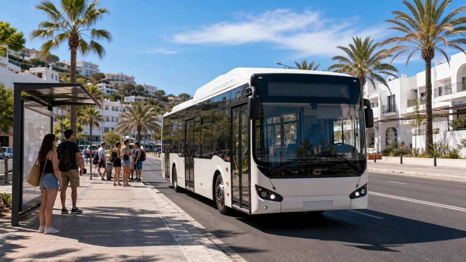 Autocarros em Ibiza