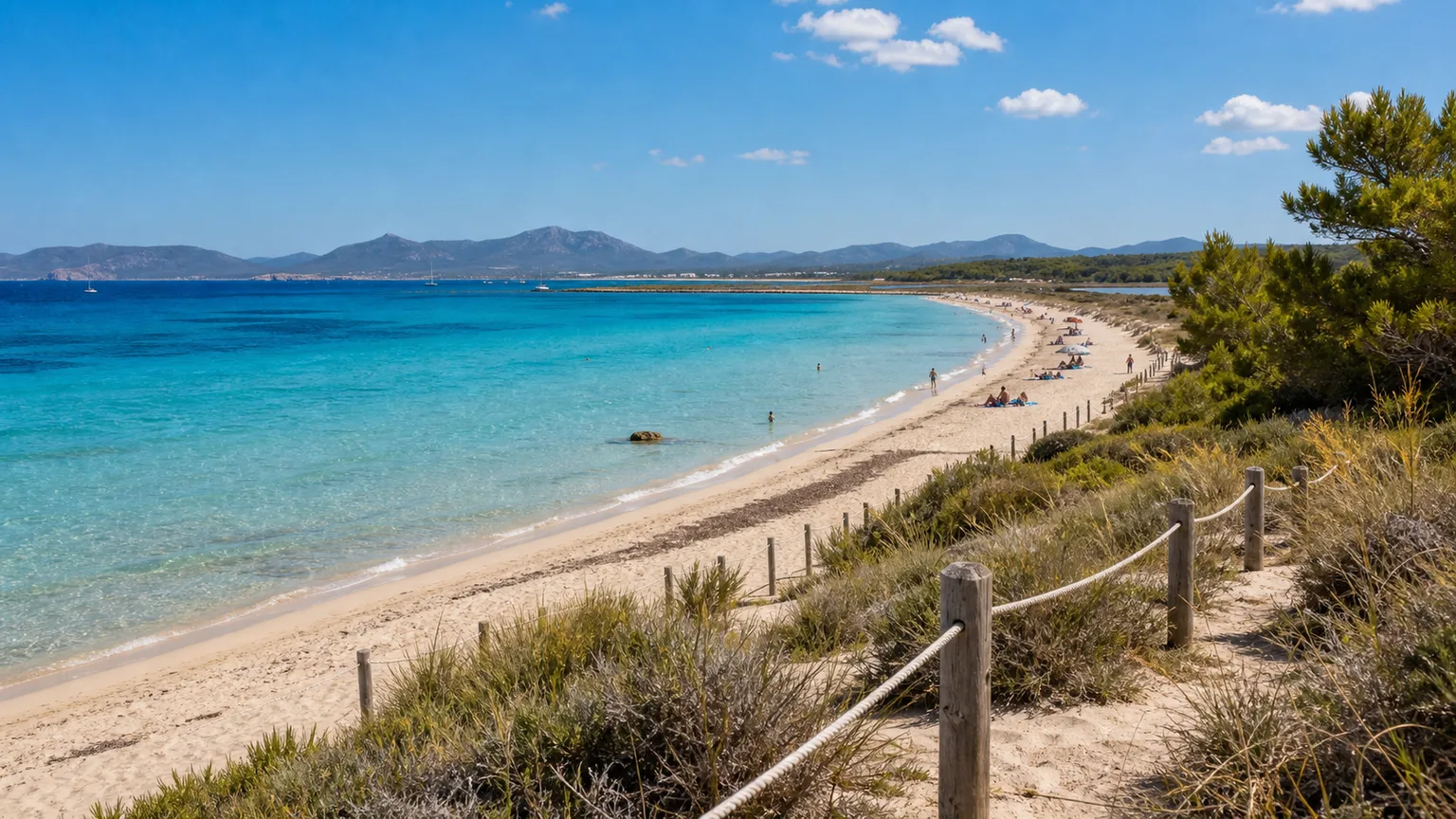 Ses Salines: guia de praia em Ibiza